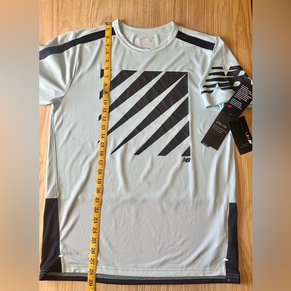 New Balance Mint and Black Graphic Tee - Picture 6 of 8